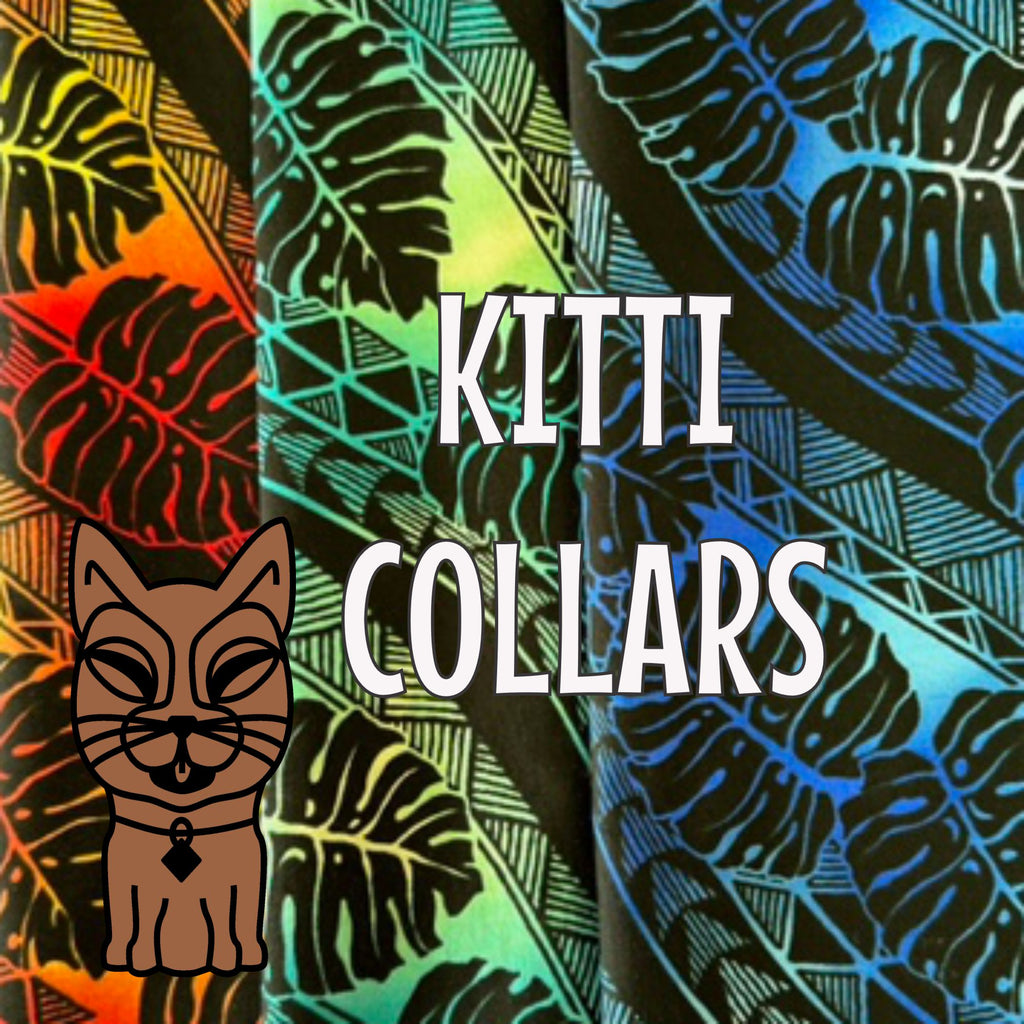 KITTI Collar - Monstera Tribal